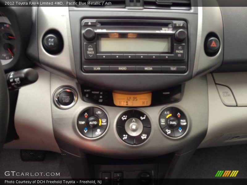 Pacific Blue Metallic / Ash 2012 Toyota RAV4 Limited 4WD
