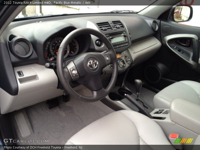 Pacific Blue Metallic / Ash 2012 Toyota RAV4 Limited 4WD