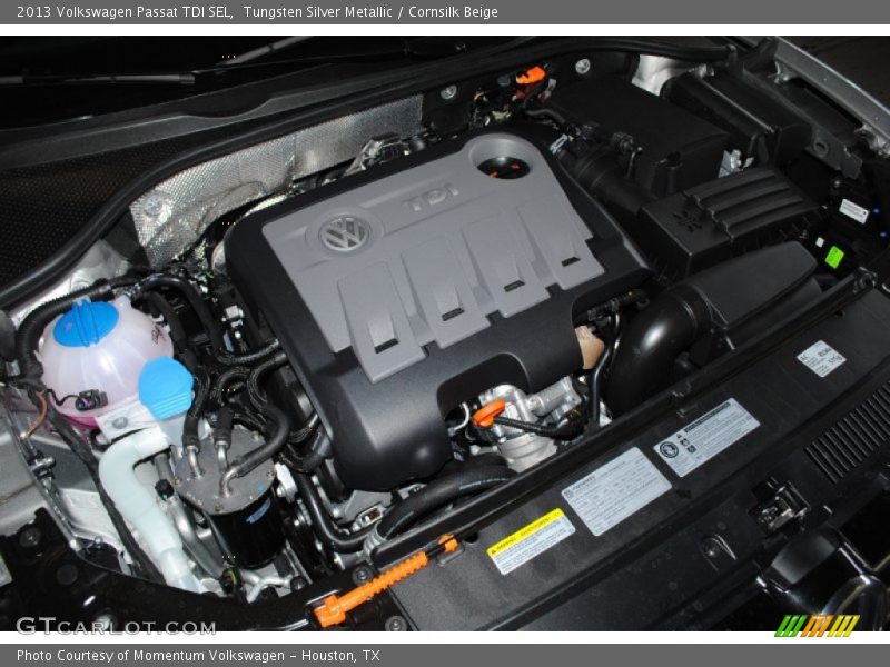 Tungsten Silver Metallic / Cornsilk Beige 2013 Volkswagen Passat TDI SEL