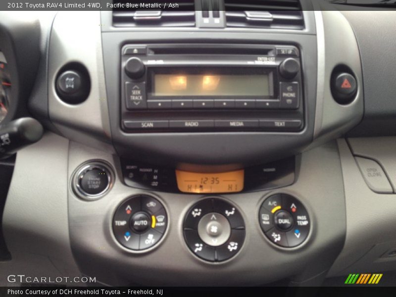 Pacific Blue Metallic / Ash 2012 Toyota RAV4 Limited 4WD