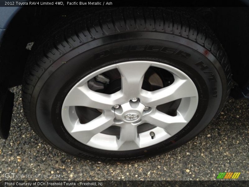 Pacific Blue Metallic / Ash 2012 Toyota RAV4 Limited 4WD