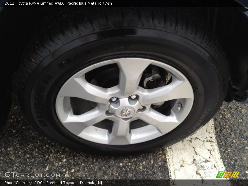 Pacific Blue Metallic / Ash 2012 Toyota RAV4 Limited 4WD