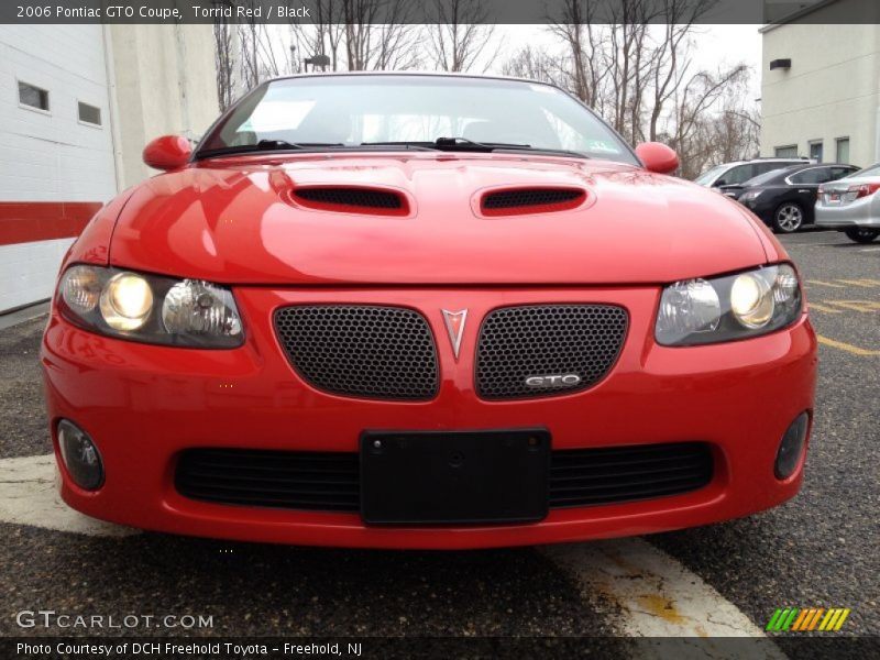 Torrid Red / Black 2006 Pontiac GTO Coupe