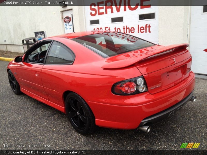 Torrid Red / Black 2006 Pontiac GTO Coupe
