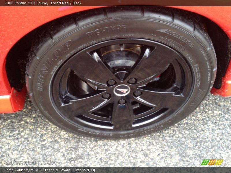 Torrid Red / Black 2006 Pontiac GTO Coupe