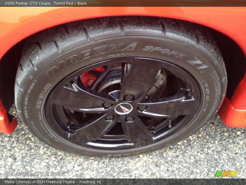 Torrid Red / Black 2006 Pontiac GTO Coupe