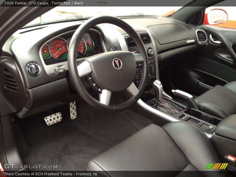  2006 GTO Coupe Black Interior