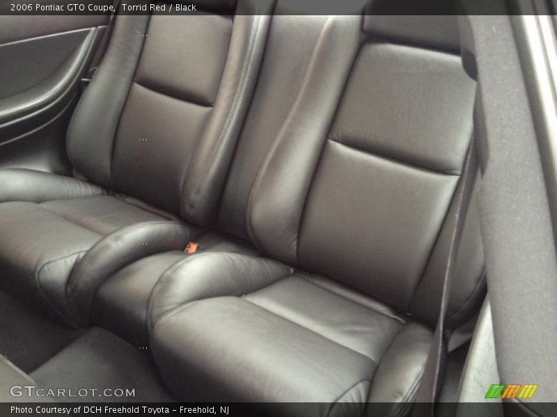 Rear Seat of 2006 GTO Coupe