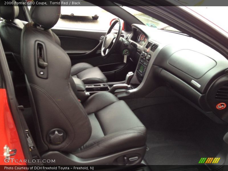 Torrid Red / Black 2006 Pontiac GTO Coupe
