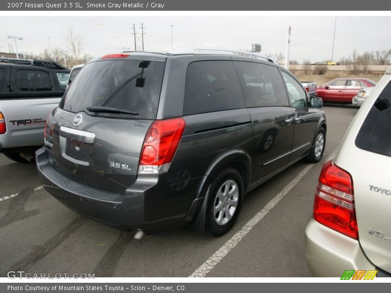 Smoke Gray Metallic / Gray 2007 Nissan Quest 3.5 SL