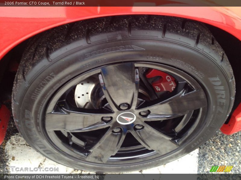Torrid Red / Black 2006 Pontiac GTO Coupe