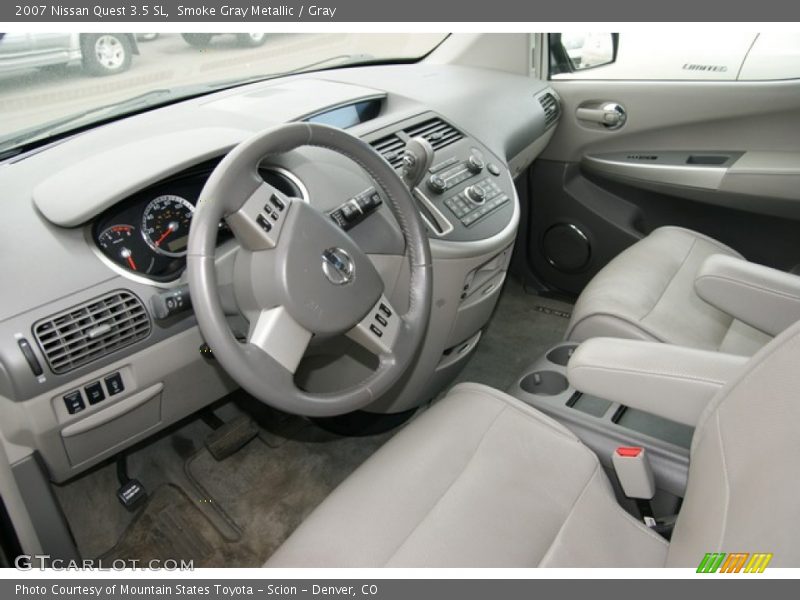 Smoke Gray Metallic / Gray 2007 Nissan Quest 3.5 SL