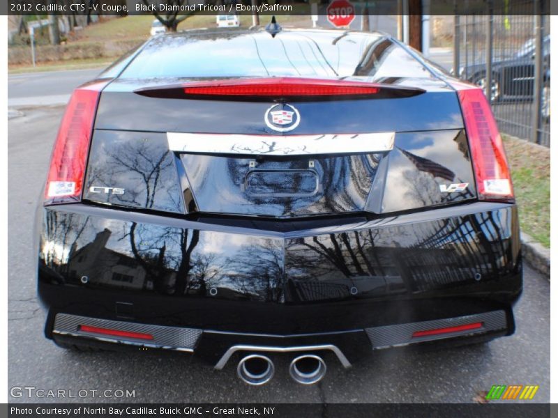 Black Diamond Tricoat / Ebony/Saffron 2012 Cadillac CTS -V Coupe