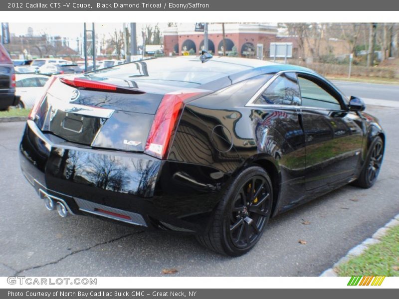 Black Diamond Tricoat / Ebony/Saffron 2012 Cadillac CTS -V Coupe