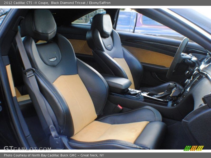  2012 CTS -V Coupe Ebony/Saffron Interior