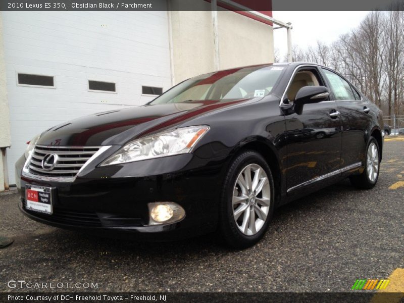 Obsidian Black / Parchment 2010 Lexus ES 350