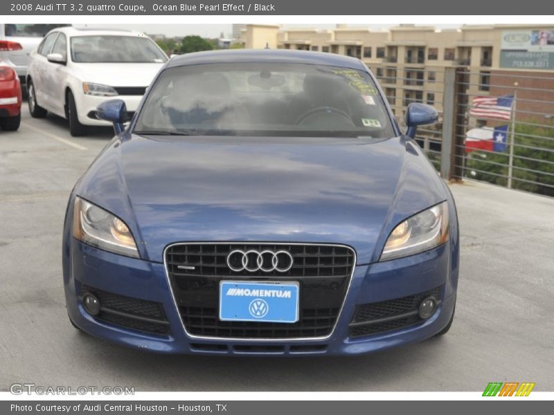Ocean Blue Pearl Effect / Black 2008 Audi TT 3.2 quattro Coupe