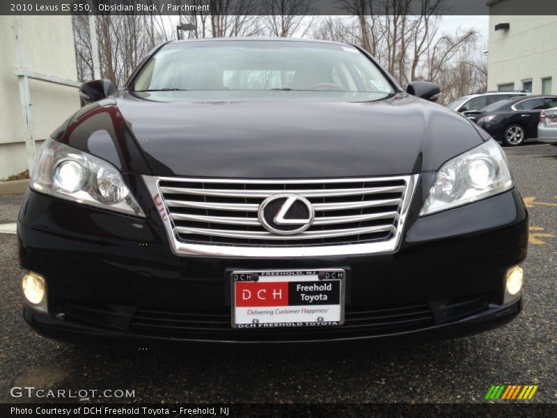 Obsidian Black / Parchment 2010 Lexus ES 350