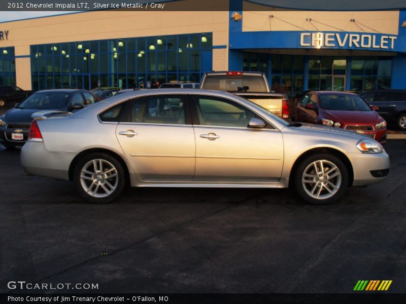 Silver Ice Metallic / Gray 2012 Chevrolet Impala LTZ