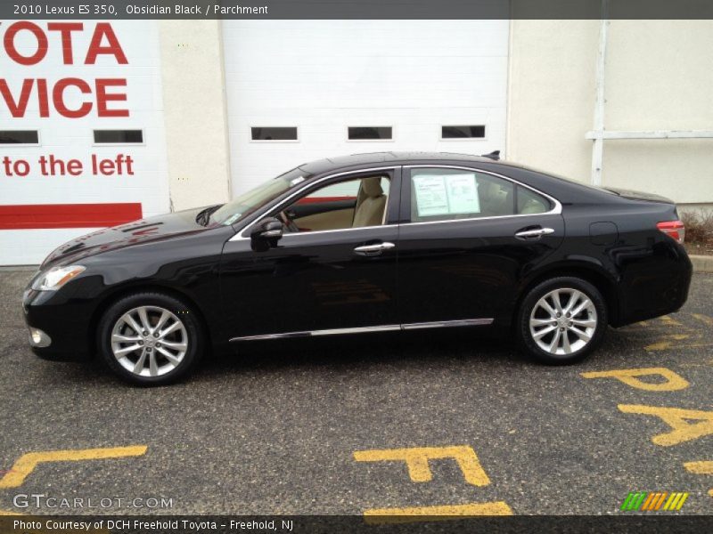 Obsidian Black / Parchment 2010 Lexus ES 350