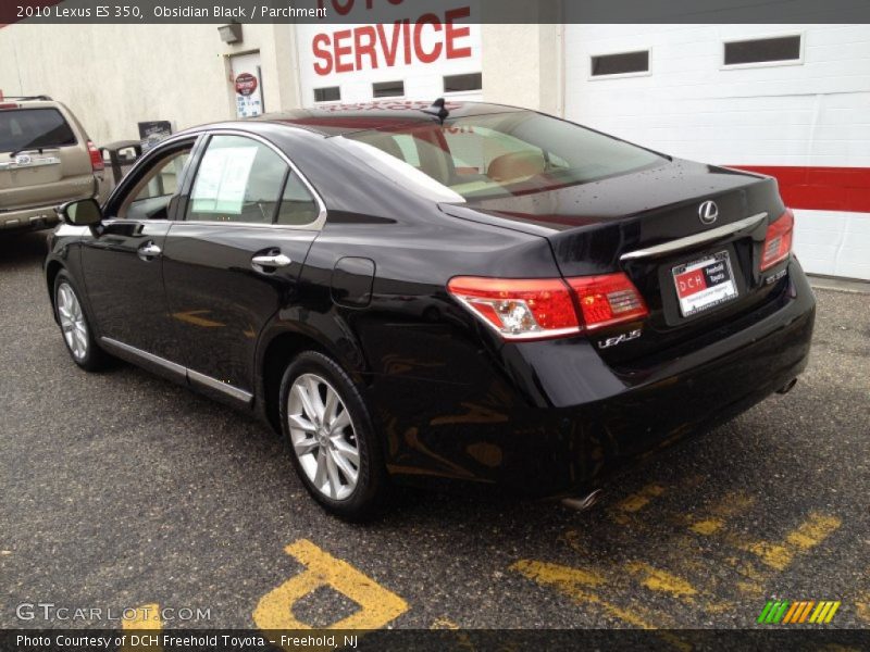 Obsidian Black / Parchment 2010 Lexus ES 350