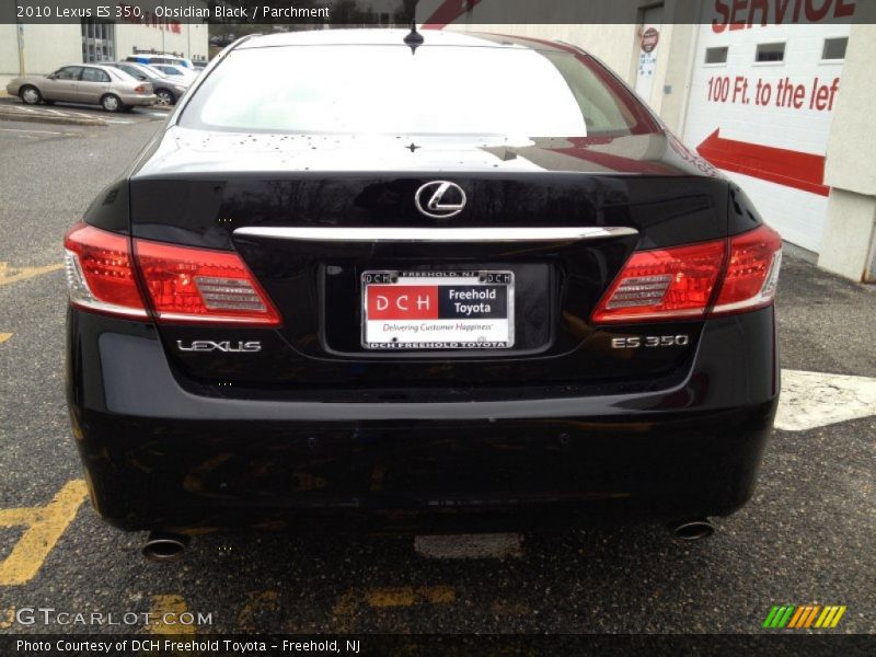 Obsidian Black / Parchment 2010 Lexus ES 350