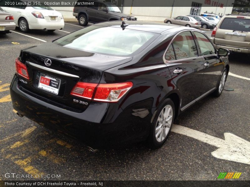 Obsidian Black / Parchment 2010 Lexus ES 350