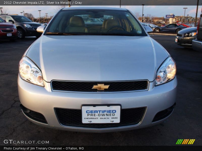 Silver Ice Metallic / Gray 2012 Chevrolet Impala LTZ