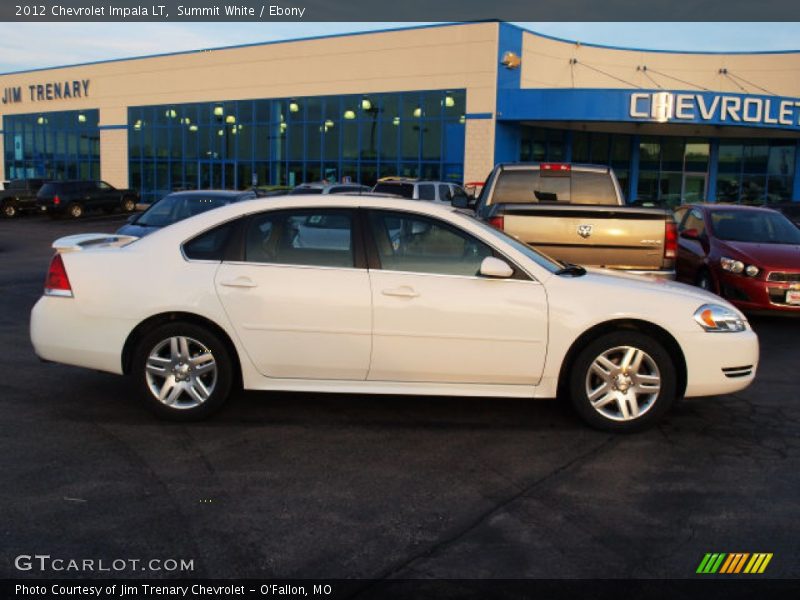 Summit White / Ebony 2012 Chevrolet Impala LT
