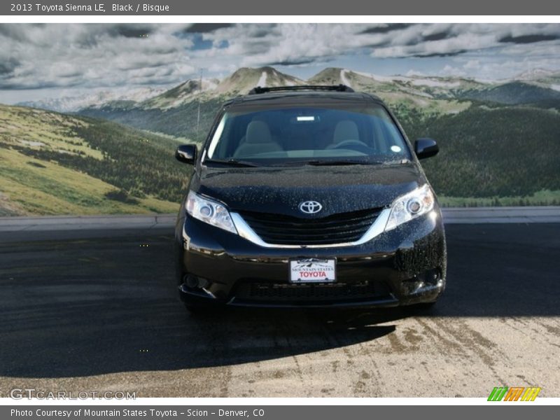 Black / Bisque 2013 Toyota Sienna LE