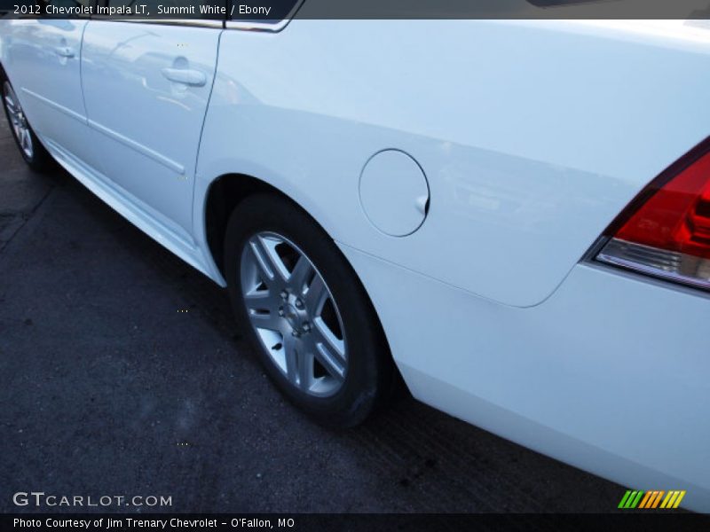 Summit White / Ebony 2012 Chevrolet Impala LT