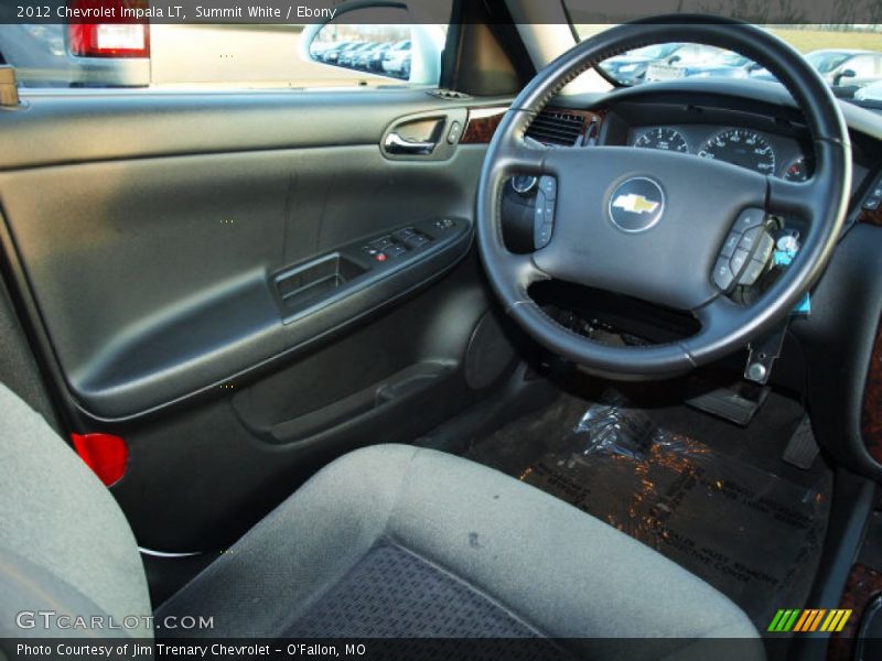 Summit White / Ebony 2012 Chevrolet Impala LT