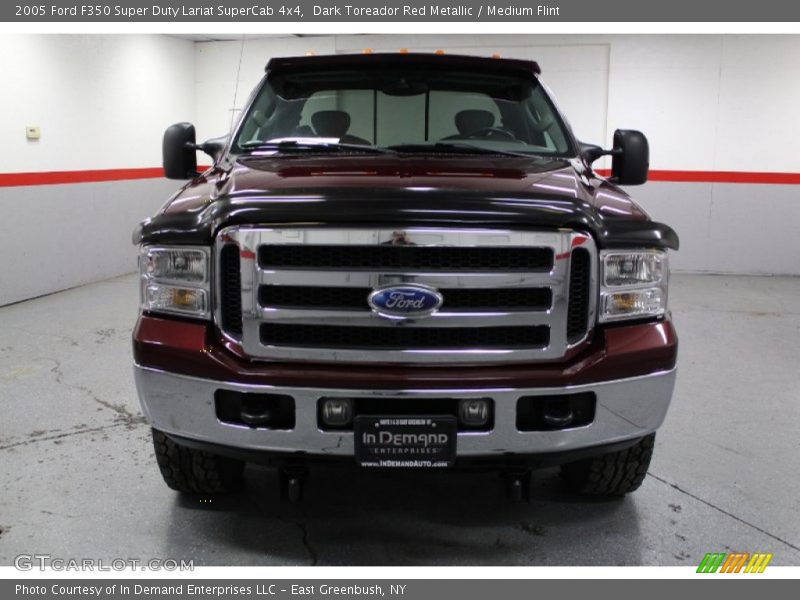 Dark Toreador Red Metallic / Medium Flint 2005 Ford F350 Super Duty Lariat SuperCab 4x4