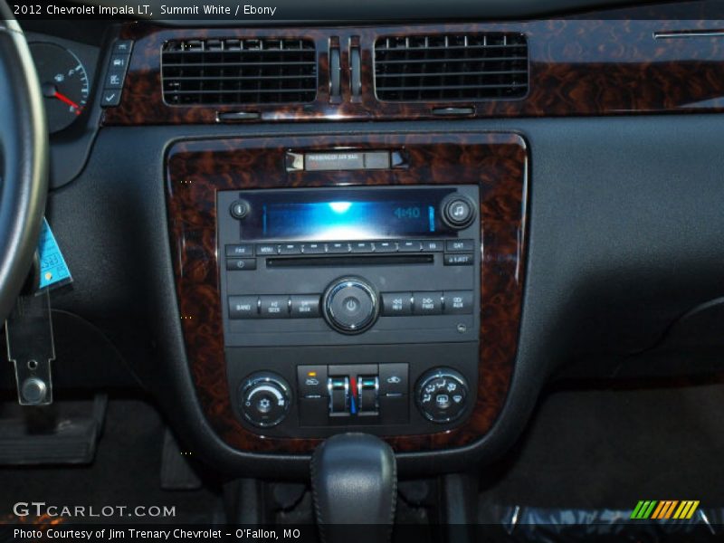 Summit White / Ebony 2012 Chevrolet Impala LT