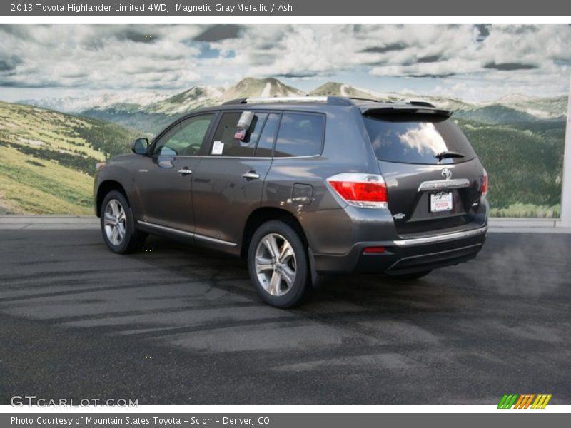 Magnetic Gray Metallic / Ash 2013 Toyota Highlander Limited 4WD