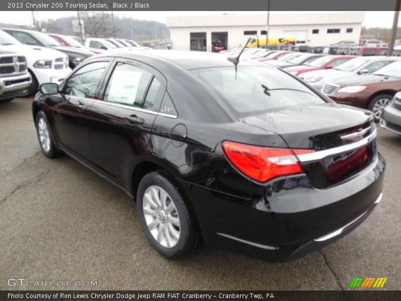 Black / Black 2013 Chrysler 200 Touring Sedan