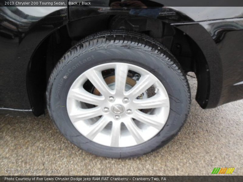 Black / Black 2013 Chrysler 200 Touring Sedan