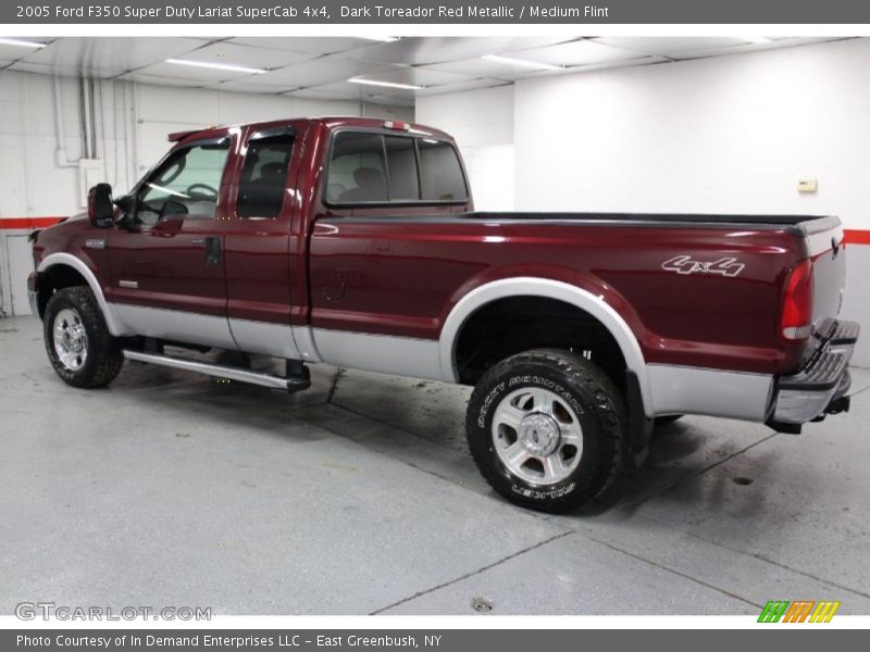  2005 F350 Super Duty Lariat SuperCab 4x4 Dark Toreador Red Metallic