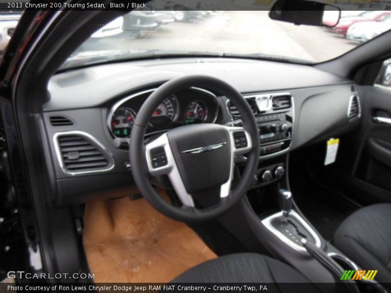 Black / Black 2013 Chrysler 200 Touring Sedan