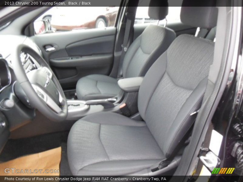 Black / Black 2013 Chrysler 200 Touring Sedan