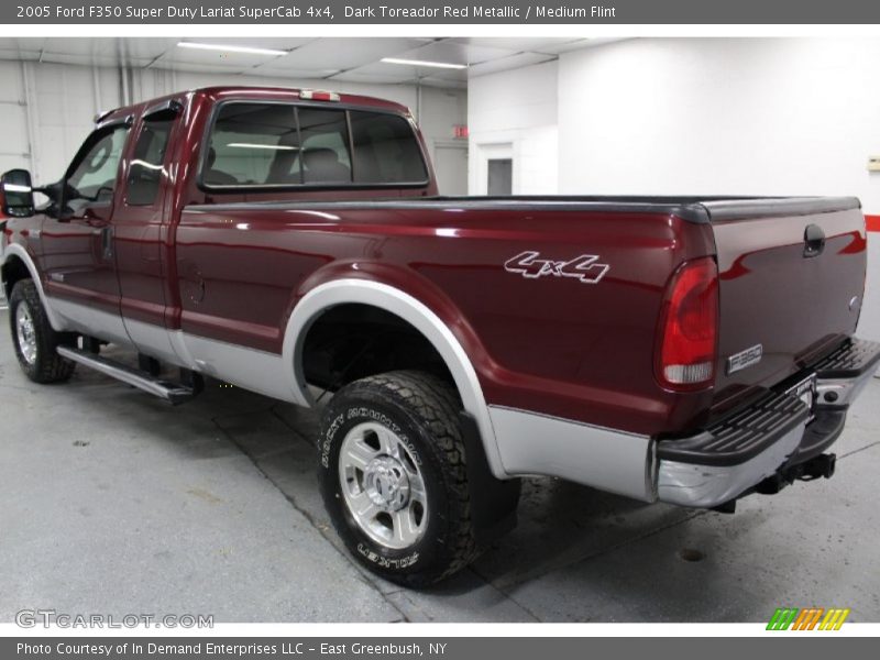 Dark Toreador Red Metallic / Medium Flint 2005 Ford F350 Super Duty Lariat SuperCab 4x4