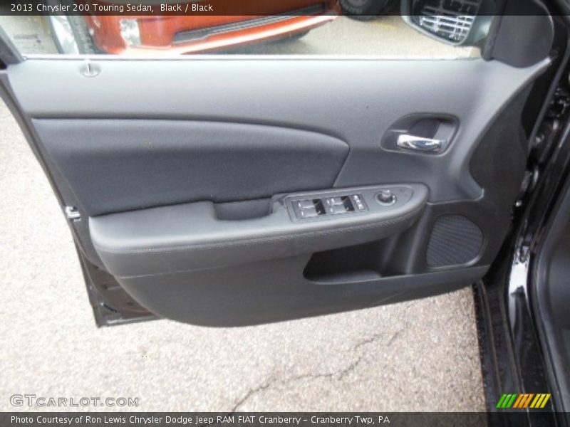 Black / Black 2013 Chrysler 200 Touring Sedan