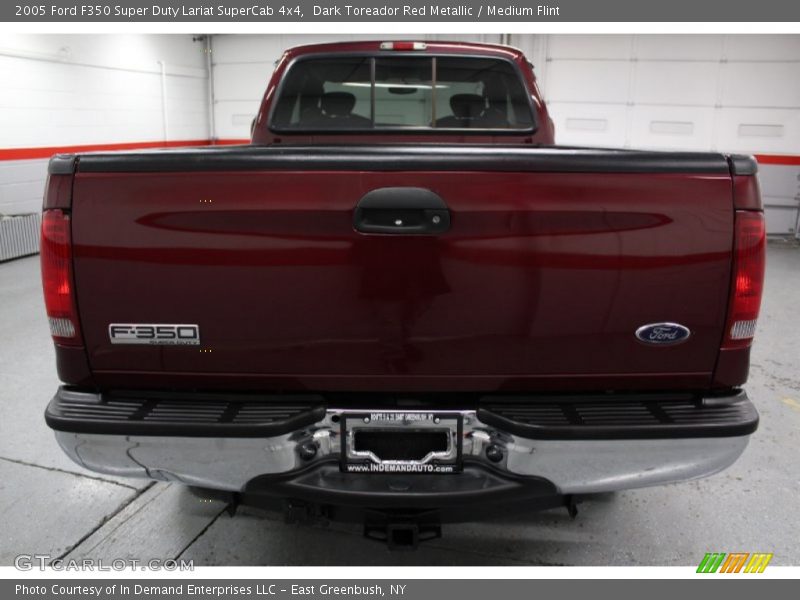 Dark Toreador Red Metallic / Medium Flint 2005 Ford F350 Super Duty Lariat SuperCab 4x4