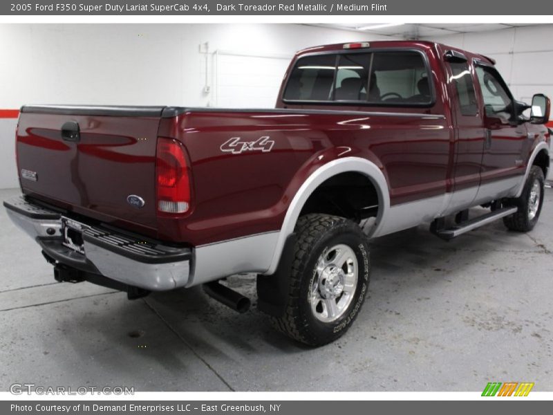 Dark Toreador Red Metallic / Medium Flint 2005 Ford F350 Super Duty Lariat SuperCab 4x4