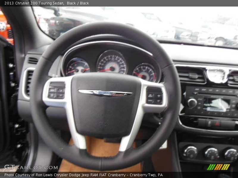 Black / Black 2013 Chrysler 200 Touring Sedan