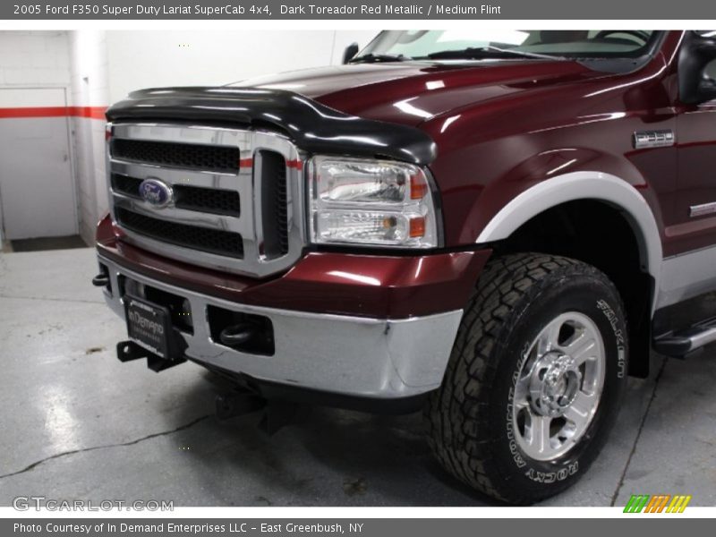 Dark Toreador Red Metallic / Medium Flint 2005 Ford F350 Super Duty Lariat SuperCab 4x4