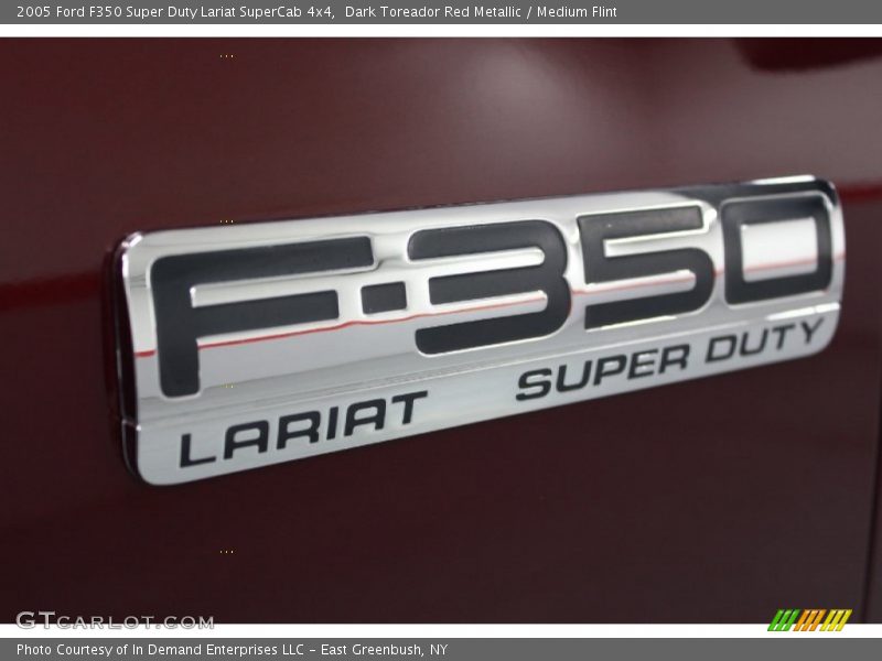 Dark Toreador Red Metallic / Medium Flint 2005 Ford F350 Super Duty Lariat SuperCab 4x4