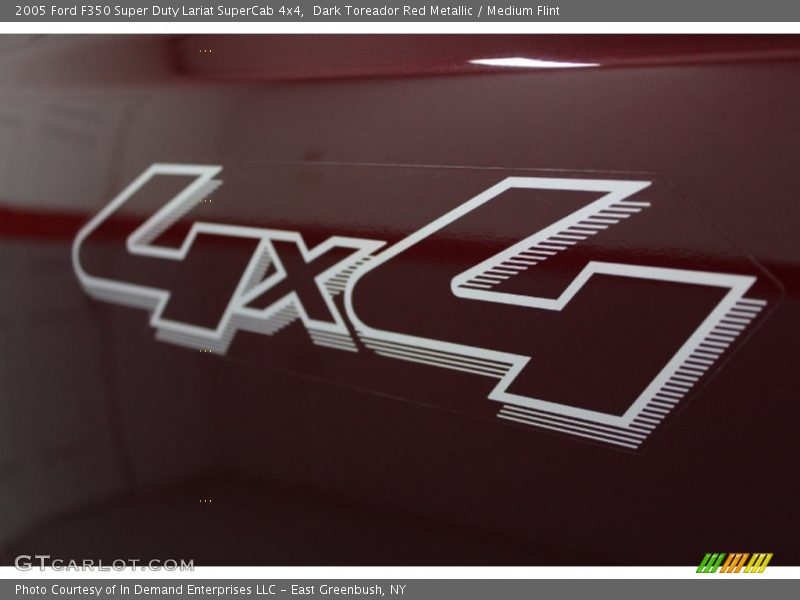 Dark Toreador Red Metallic / Medium Flint 2005 Ford F350 Super Duty Lariat SuperCab 4x4