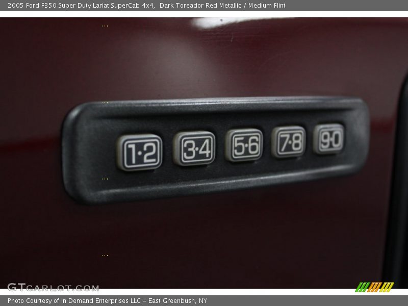 Dark Toreador Red Metallic / Medium Flint 2005 Ford F350 Super Duty Lariat SuperCab 4x4
