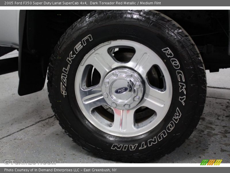 Dark Toreador Red Metallic / Medium Flint 2005 Ford F350 Super Duty Lariat SuperCab 4x4